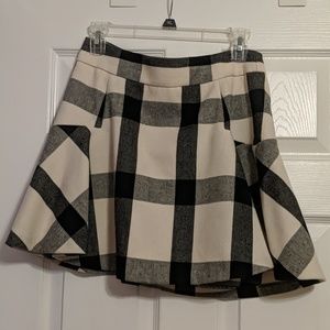 Banana Republic NWT wool plaid skirt